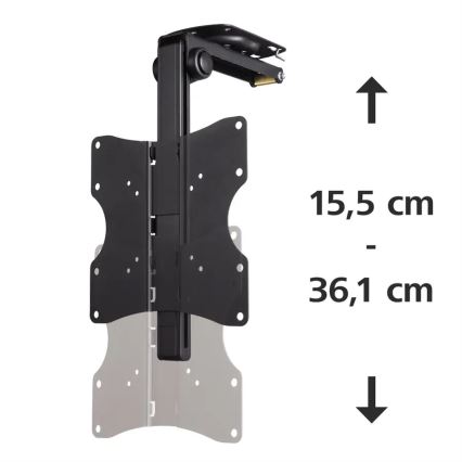 Hama - Supporto da soffitto per TV con snodo 19-46 nero