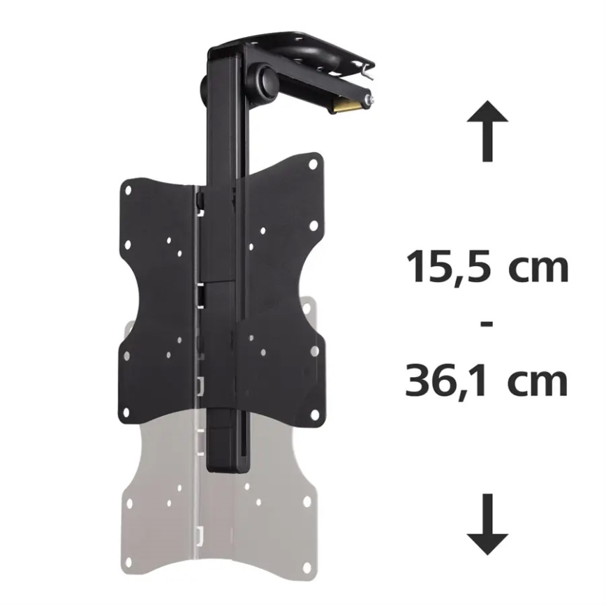 Hama - Supporto da soffitto per TV con snodo 19-46 nero