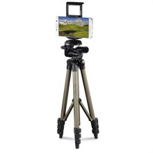 Hama - Treppiede per fotocamera 106 cm + supporto per smartphone