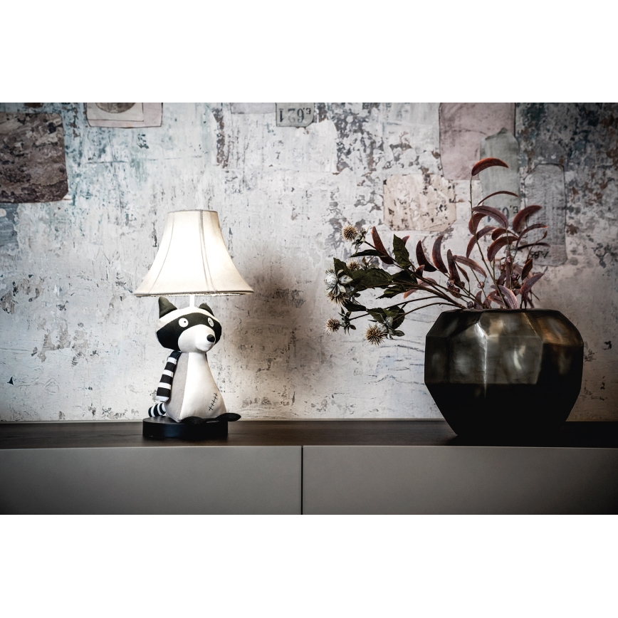 Happy Lamps - Lampada da tavolo LED per bambini BEN LED/5,4W/230V raccoon