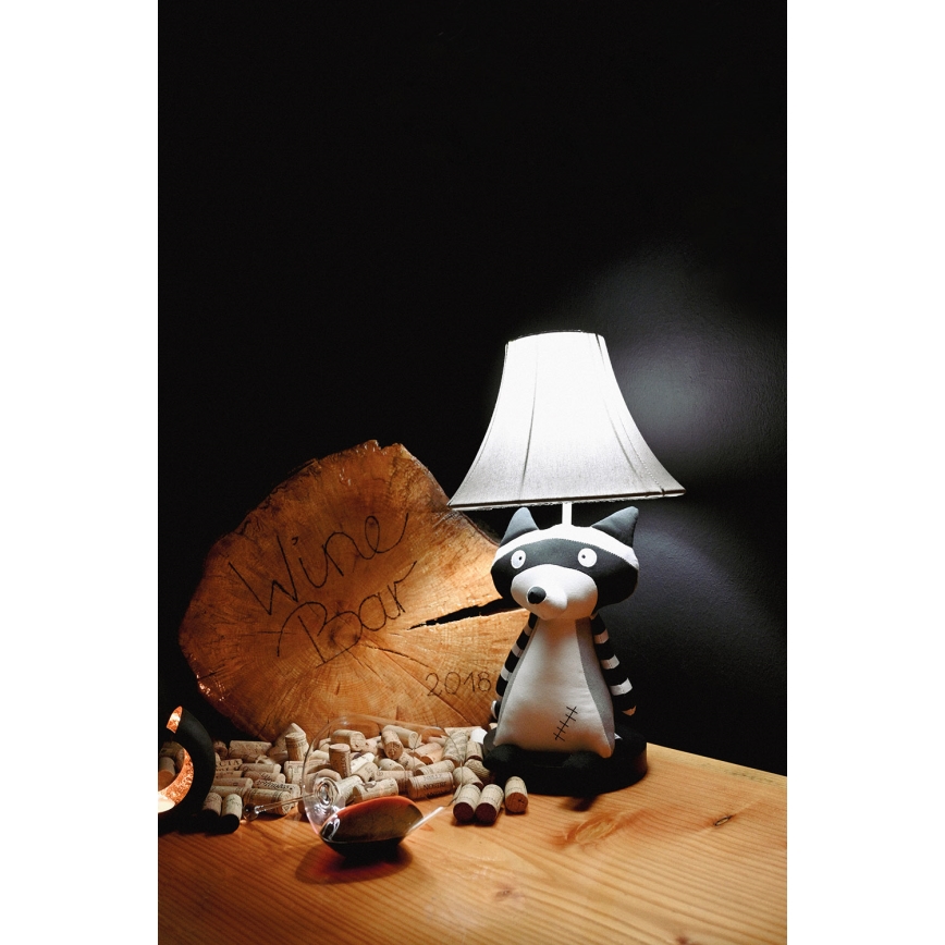 Happy Lamps - Lampada da tavolo LED per bambini BEN LED/5,4W/230V raccoon
