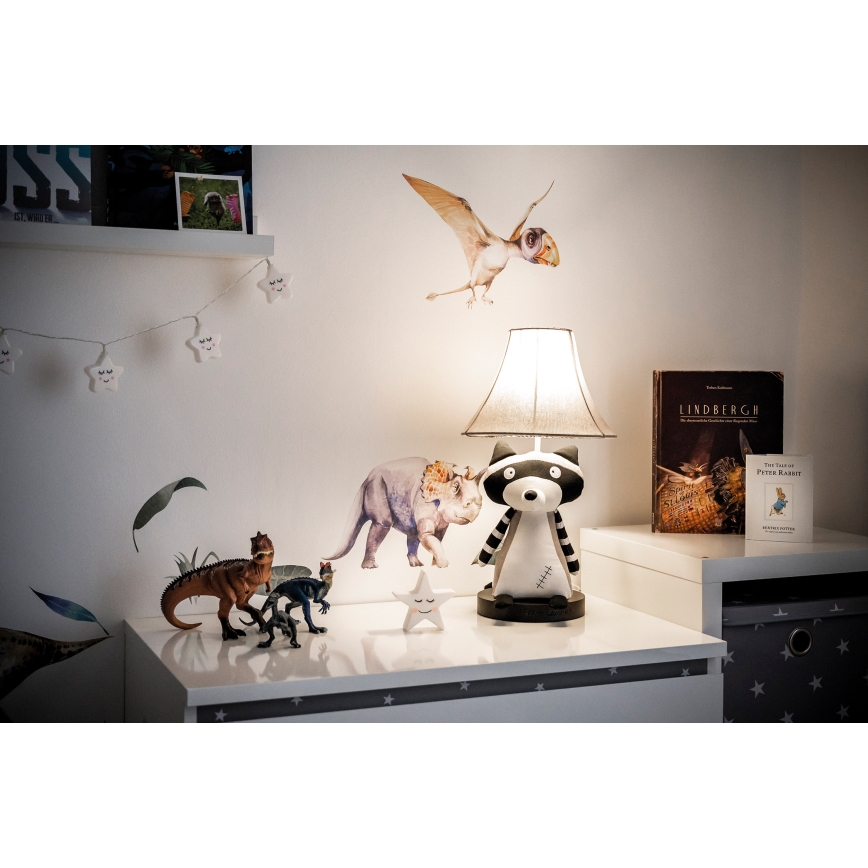 Happy Lamps - Lampada da tavolo LED per bambini BEN LED/5,4W/230V raccoon