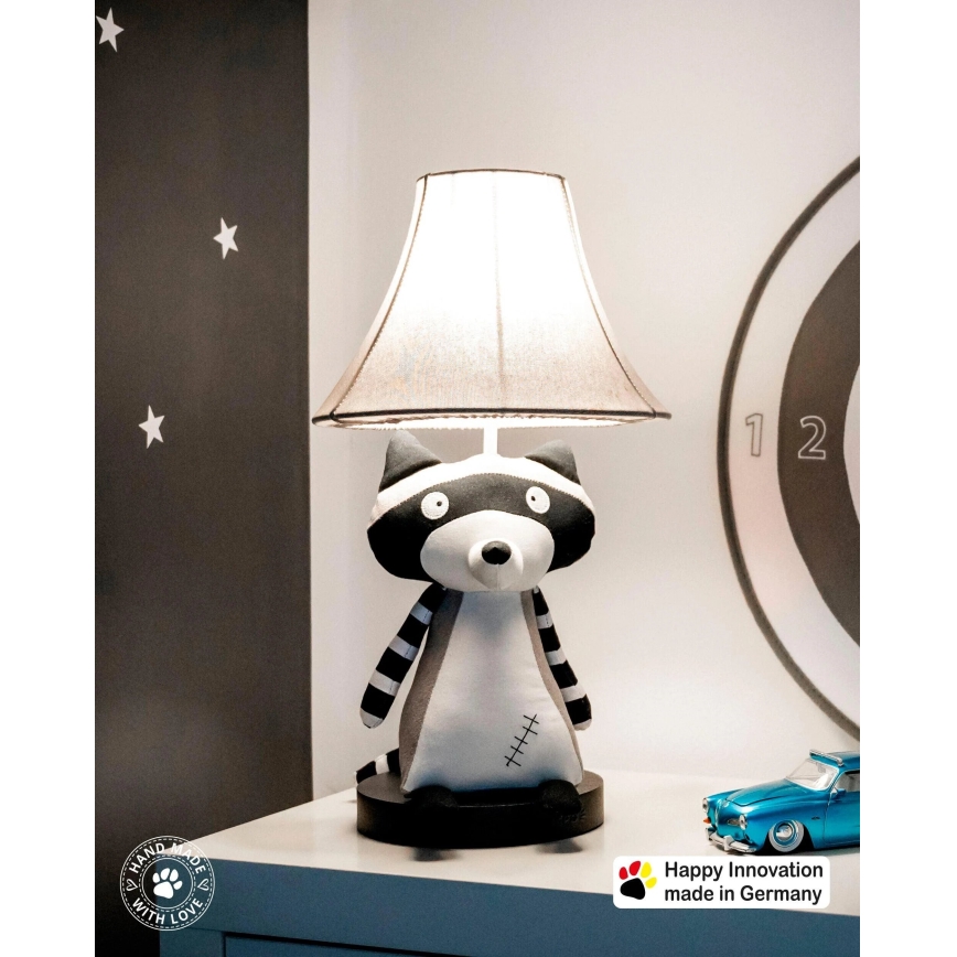 Happy Lamps - Lampada da tavolo LED per bambini BEN LED/5,4W/230V raccoon