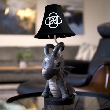Happy Lamps - Lampada da tavolo LED per bambini BLACK DRAGOON LED/5,4W/230V drago