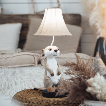 Happy Lamps - Lampada da tavolo LED per bambini EDDIE LED/5,4W/230V suricato