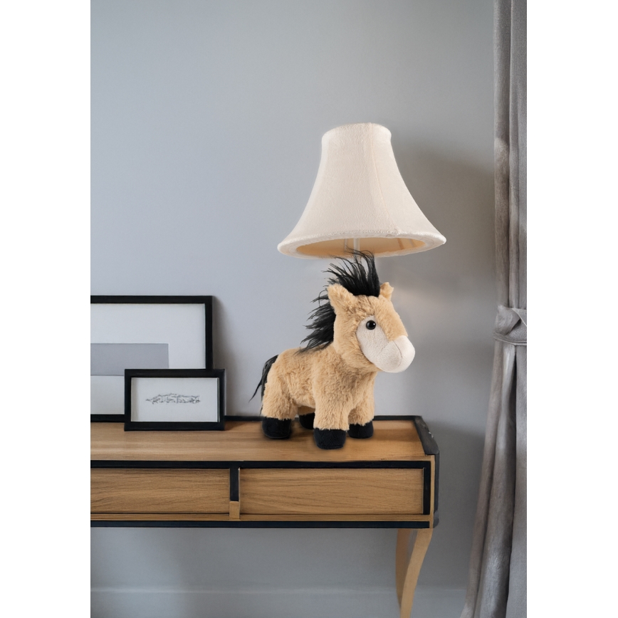 Happy Lamps - Lampada da tavolo LED per bambini ELVIS LED/5,4W/230V cavallo