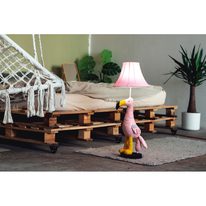 Happy Lamps - LED Lampada da terra per bambini MINGO LED/5,4W/230V fenicottero