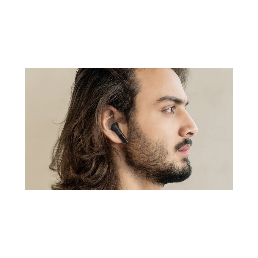 Haylou - Auricolari wireless impermeabili GT6 Bluetooth IPX4 neri