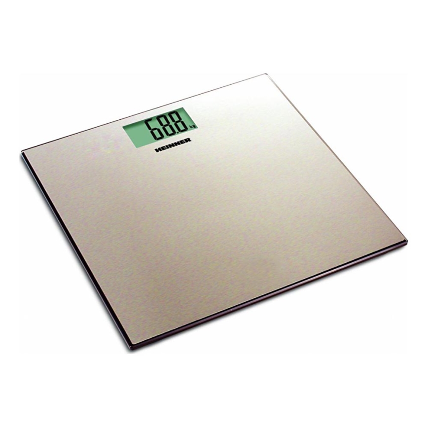Heinner HBS-180SSGD - Bilancia personale digitale 2xAAA in acciaio inox