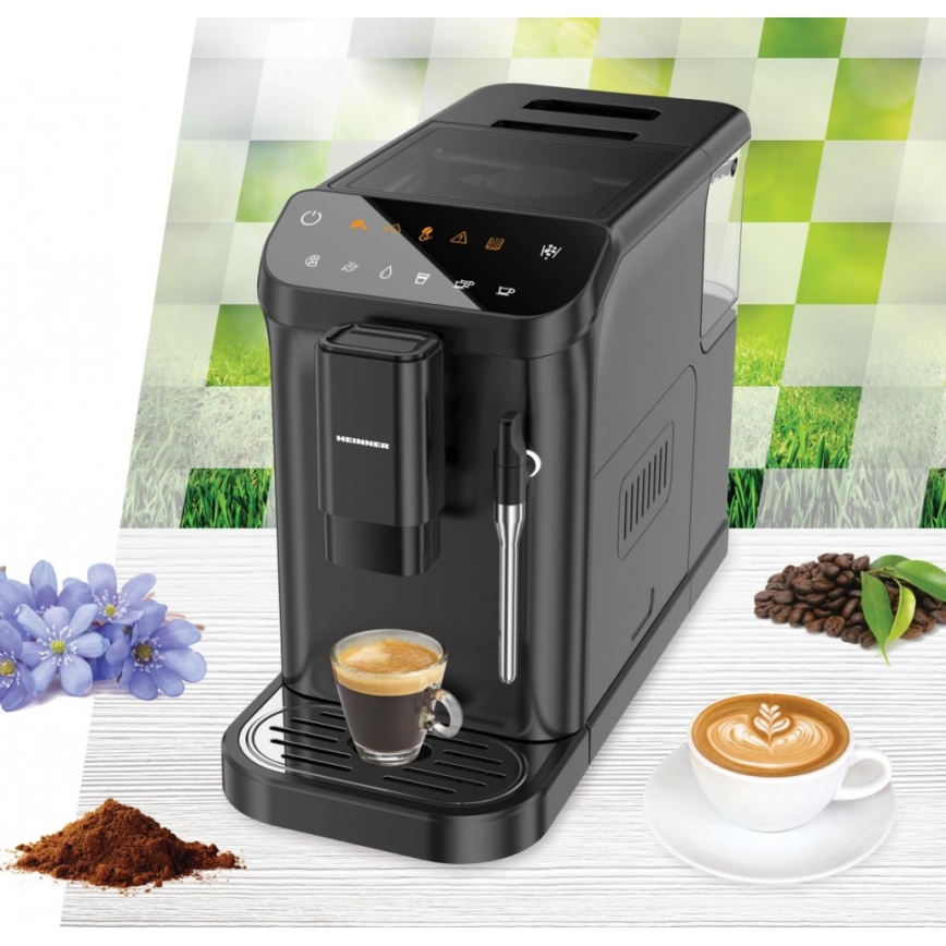 Heinner HEMA-D20DBK - Macchina per caffè automatica 1350W/230V nera