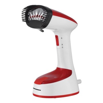 Heinner HGS-1400RD - Vaporizzatore portatile per capi 1470W/230V bianco/rosso