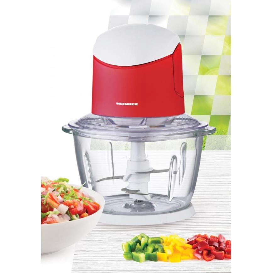 Heinner HMC-K500WHR - Tritatutto 500W/230V rosso