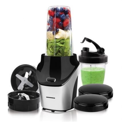 Heinner HSB-T1000SS - Frullatore Nutri per smoothie 1000W/230V cromo opaco/nero