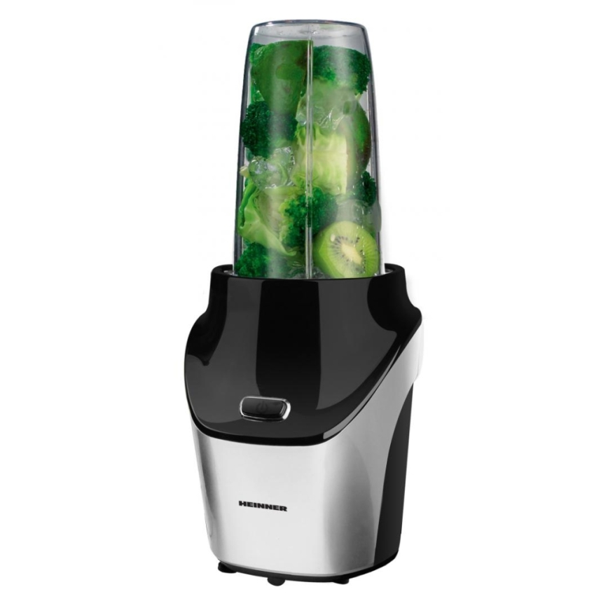 Heinner HSB-T1000SS - Frullatore Nutri per smoothie 1000W/230V cromo opaco/nero