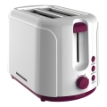 Heinner TP-750BG - Tostapane a due fette 750W/230V bianco/viola