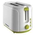 Heinner TP-750GR - Tostapane a due fette 750W/230V bianco/verde