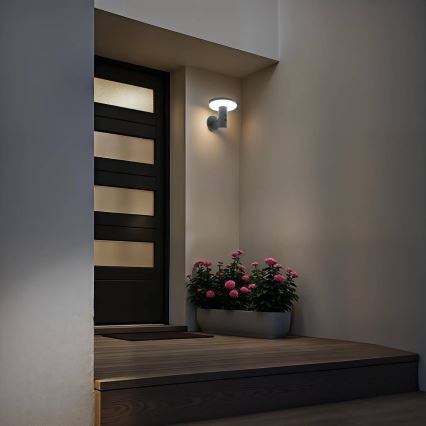 Hesperide - Lampada da parete solare a LED con sensore di movimento DETEKT LED/3,7V 2600 mAh IP65