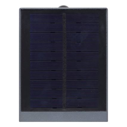 Hesperide - Lampada da parete solare a LED con sensore di movimento MULTY LED/3,7V 2600 mAh IP65 antracite