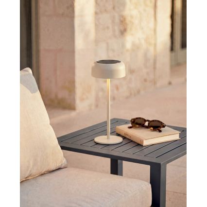 Hesperide - Lampada da tavolo solare a LED BOLTY LED/3,7V 2600 mAh IP65 beige