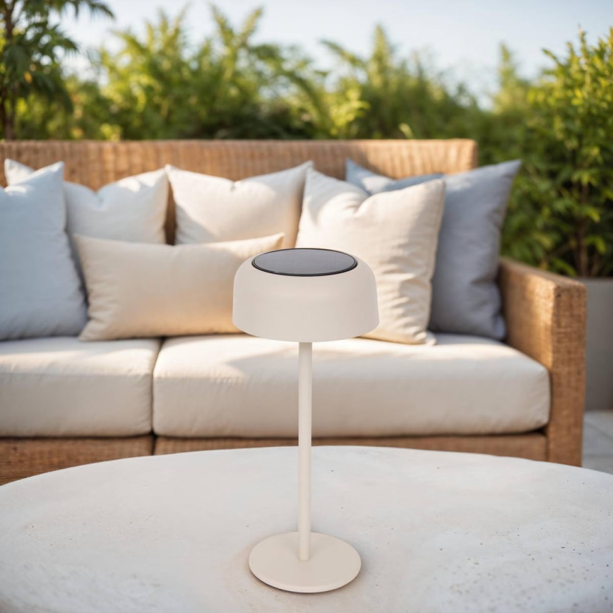 Hesperide - Lampada da tavolo solare a LED BOLTY LED/3,7V 2600 mAh IP65 beige