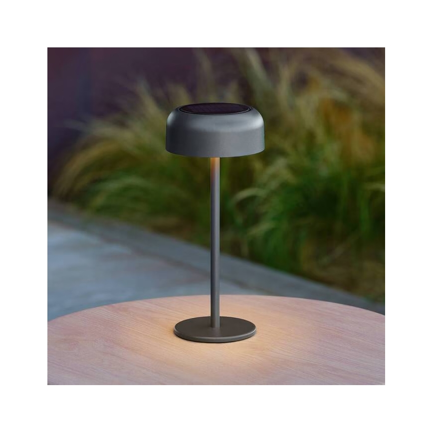Hesperide - Lampada da tavolo solare LED BOLTY LED/3,7V 2600 mAh IP65 antracite