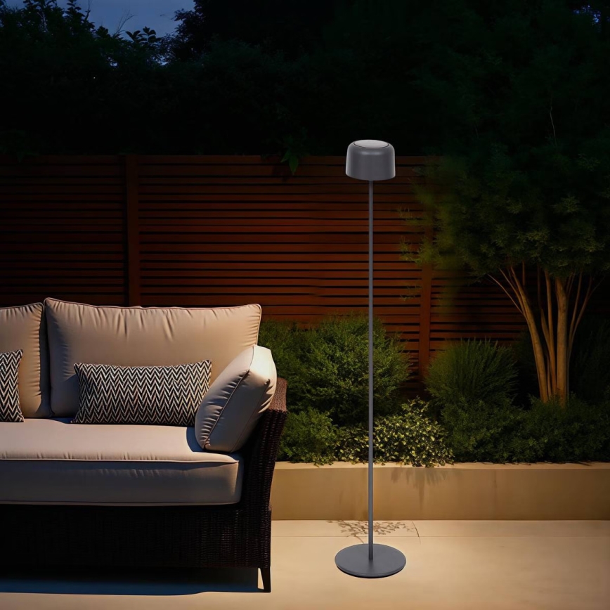 Hesperide - Lampada solare LED BOLTY LED/3,7V 2600 mAh IP65 antracite