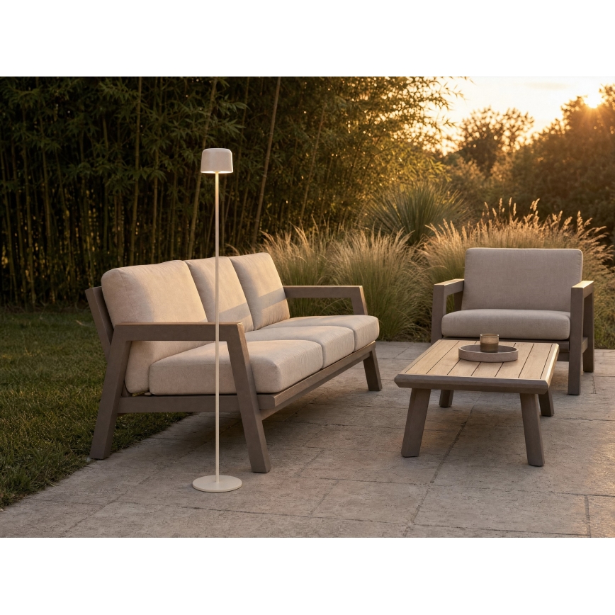 Hesperide - Lampada solare LED BOLTY LED/3,7V 2600 mAh IP65 beige