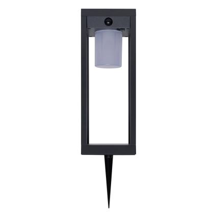 Hesperide - lanterna solare a LED con sensore di movimento e sensore crepuscolare PIKY LED/3,7V 2600 mAh 40 cm IP65 antracite