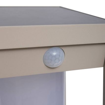 Hesperide - Lanterna solare LED con sensore di movimento e sensore crepuscolare PIKY LED/3,7V 2600 mAh 40 cm IP65 beige