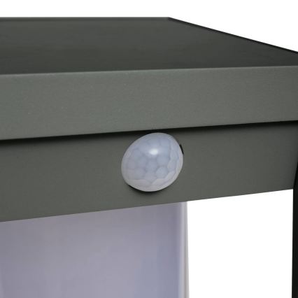 Hesperide - Lanterna solare LED con sensore di movimento PIKY LED/3,7V 2600 mAh 40 cm IP65 verde