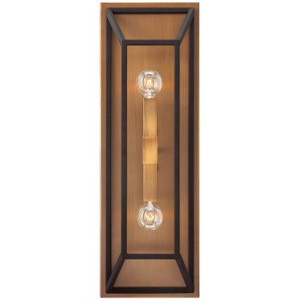 Hinkley - Applique FU LIGHTON 2xE14/60W/230V marrone/nero