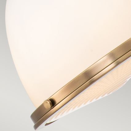 Hinkley - Lampadario a sospensione con supporto rigido AMELIA 1xE27/60W/230V ottone