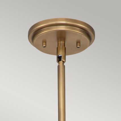 Hinkley - Lampadario a sospensione con supporto rigido AMELIA 1xE27/60W/230V ottone