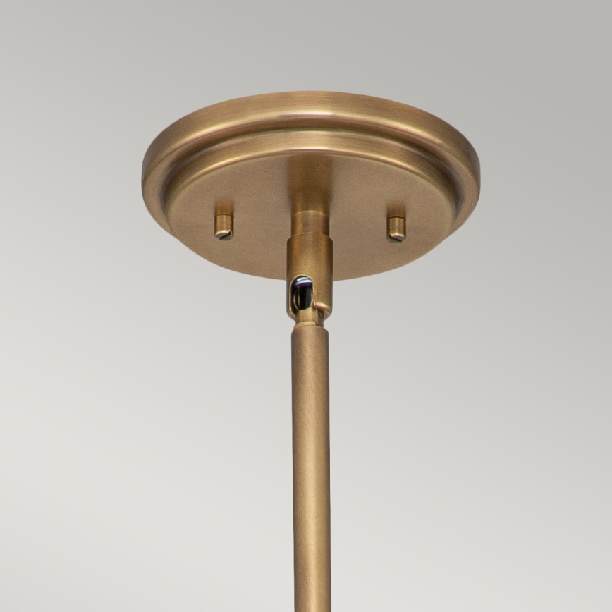 Hinkley - Lampadario a sospensione con supporto rigido AMELIA 1xE27/60W/230V ottone