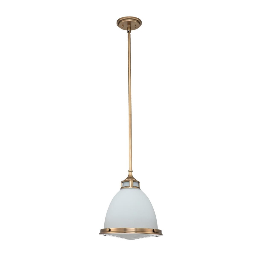 Hinkley - Lampadario a sospensione con supporto rigido AMELIA 1xE27/60W/230V ottone