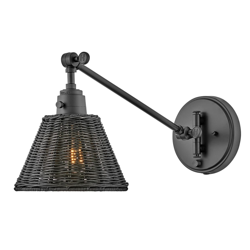 Hinkley - Faretto da parete ARTI 1xE27/60W/230V nero