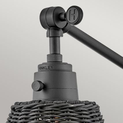 Hinkley - Faretto da parete ARTI 1xE27/60W/230V nero