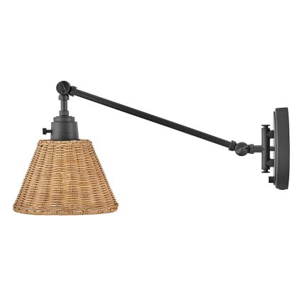 Hinkley - Faretto da parete ARTI 1xE27/60W/230V nero/marrone