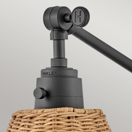Hinkley - Faretto da parete ARTI 1xE27/60W/230V nero/marrone