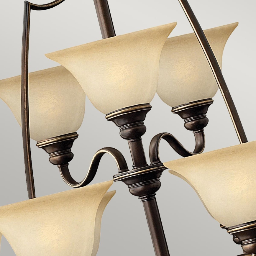 Hinkley - Lampadario a sospensione con catena CELLO 15xE27/60W/230V
