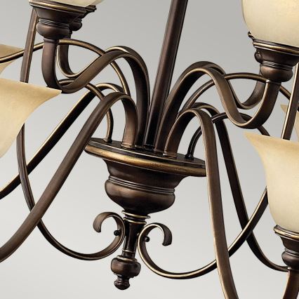 Hinkley - Lampadario a sospensione con catena CELLO 15xE27/60W/230V