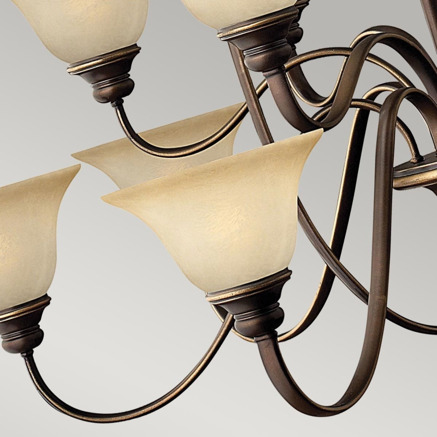Hinkley - Lampadario a sospensione con catena CELLO 15xE27/60W/230V