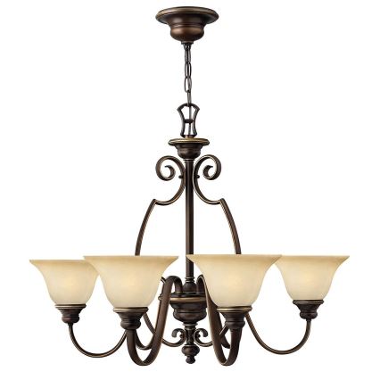 Hinkley - Lampadario a sospensione con catena CELLO 6xE27/60W/230V