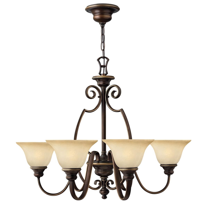 Hinkley - Lampadario a sospensione con catena CELLO 6xE27/60W/230V