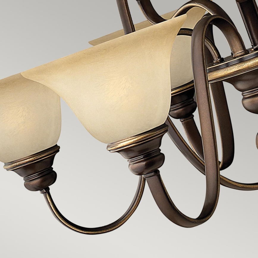 Hinkley - Lampadario a sospensione con catena CELLO 9xE27/60W/230V