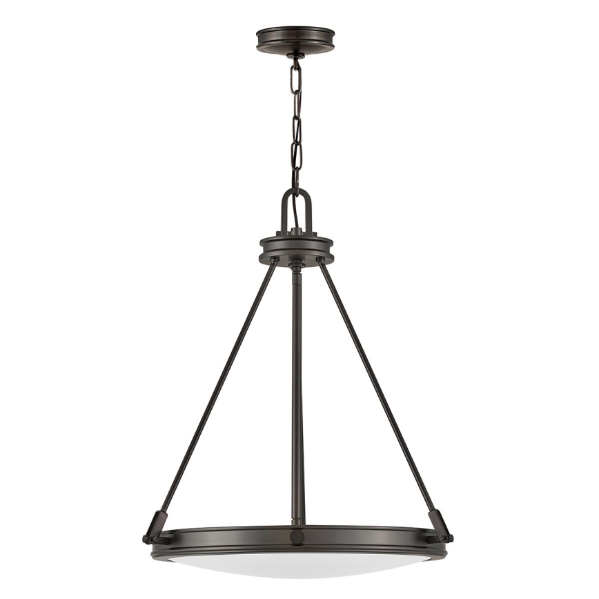 Hinkley - Lampadario a catena COLLIER 4xE14/40W/230V Ø 54,3 cm nero