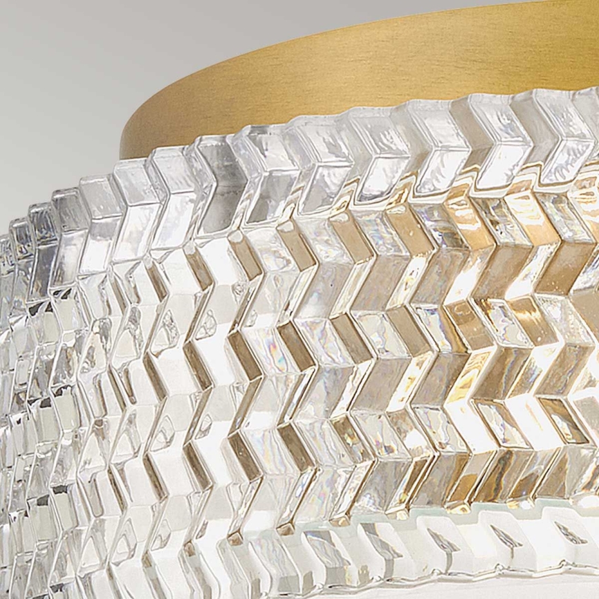 Hinkley - Plafoniera ELLE 2xE27/60W/230V diametro 30,5 cm oro