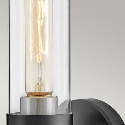 Hinkley - Applique da bagno ELLISON 1xE27/40W/230V IP44 nero