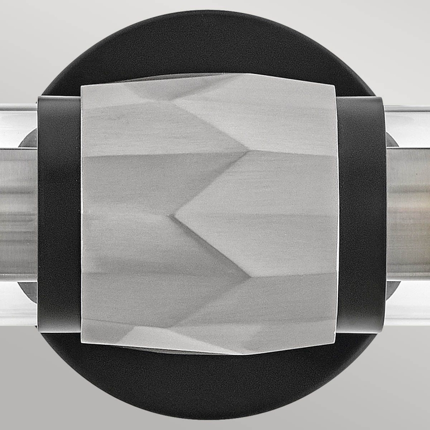 Hinkley - Applique da parete per bagno ELLISON 2xE27/40W/230V IP44 nero