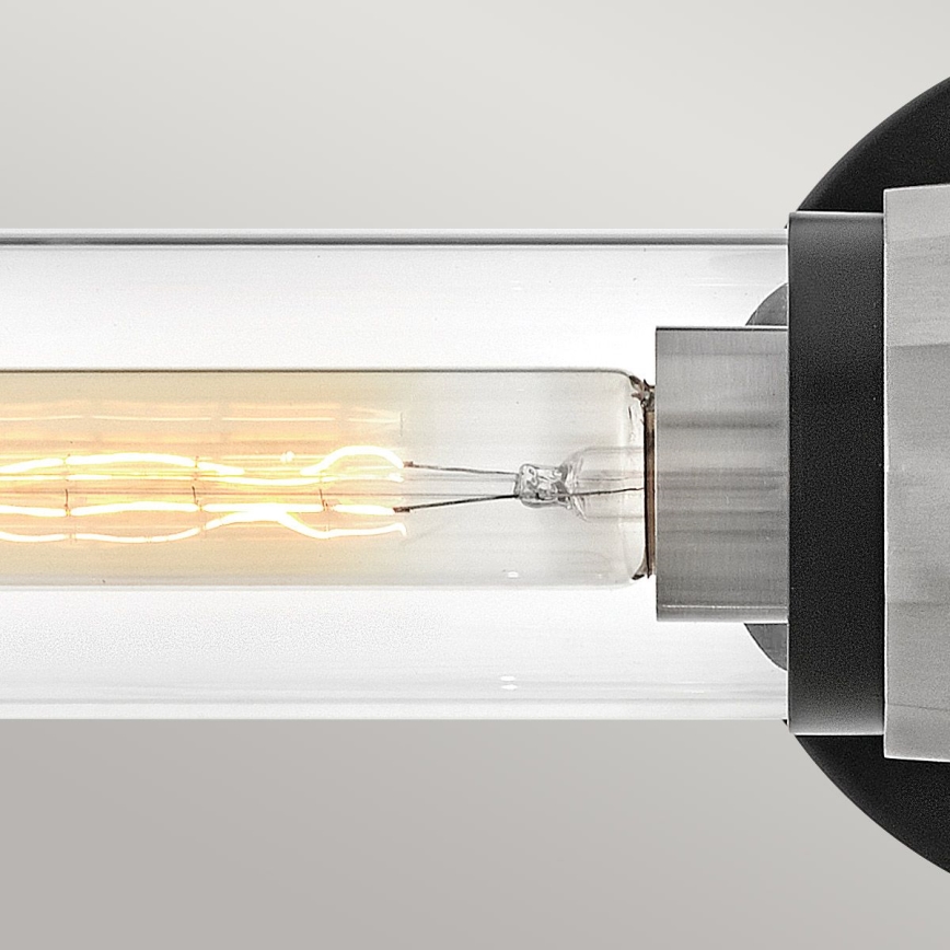 Hinkley - Applique da parete per bagno ELLISON 2xE27/40W/230V IP44 nero